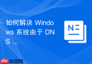 如何解决 Windows 系统由于 DNS 缓存污染导致的网页访问 404 故障