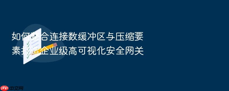如何整合连接数缓冲区与压缩要素打造企业级高可视化安全网关
