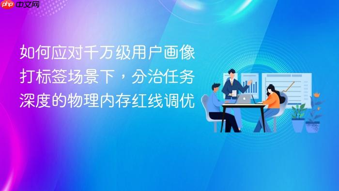 如何应对千万级用户画像打标签场景下,分治任务深度的物理内存红线调优