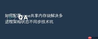 如何配置zone共享内存块解决多进程架构状态不同步技术坑