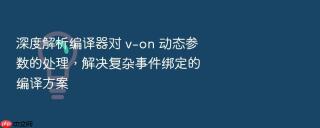 深度解析编译器对 v-on 动态参数的处理，解决复杂事件绑定的编译方案