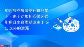 如何攻克复杂图计算场景下,由于对象相互循环强引用且生命周期游离于 gc 之外的泄漏