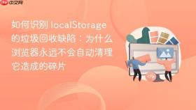 如何识别 localstorage 的垃圾回收缺陷:为什么浏览器永远不会自动清理它造成的碎片