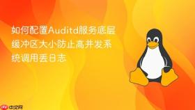 如何配置Auditd服务底层缓冲区大小防止高并发系统调用丢日志