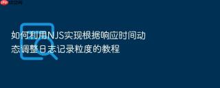 如何利用njs实现根据响应时间动态调整日志记录粒度的教程