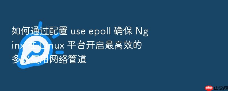 如何通过配置 use epoll 确保 nginx 在 linux 平台开启最高效的多路复用网络管道