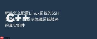 新手怎么配置Linux系统的SSH登录Banner提示隐藏系统服务的真实组件