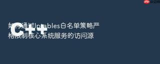 如何通过Iptables白名单策略严格限制核心系统服务的访问源