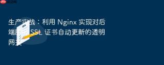 生产实战:利用 nginx 实现对后端服务 ssl 证书自动更新的透明网关