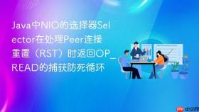 Java中NIO的选择器Selector在处理Peer连接重置（RST）时返回OP_READ的捕获防死循环