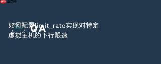 如何配置limit_rate实现对特定虚拟主机的下行限速
