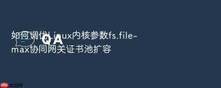 如何调优linux内核参数fs.file-max协同网关证书池扩容