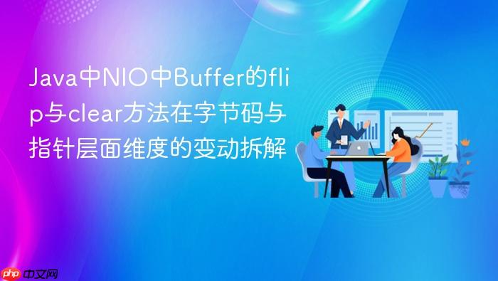 java中nio中buffer的flip与clear方法在字节码与指针层面维度的变动拆解