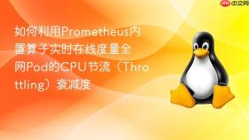 如何利用Prometheus内置算子实时在线度量全网Pod的CPU节流（Throttling）衰减度
