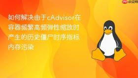 如何解决由于cAdvisor在容器频繁高频弹性缩放时产生的历史僵尸时序指标内存污染