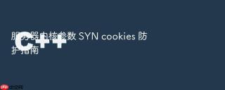 服务器内核参数 SYN cookies 防护指南