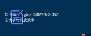 如何优化 Nginx 负载均衡处理动态请求的调度效率