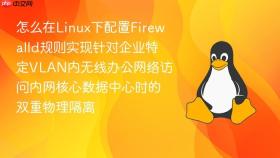 怎么在linux下配置firewalld规则实现针对企业特定vlan内无线办公网络访问内网核心数据中心时的双重物理隔离