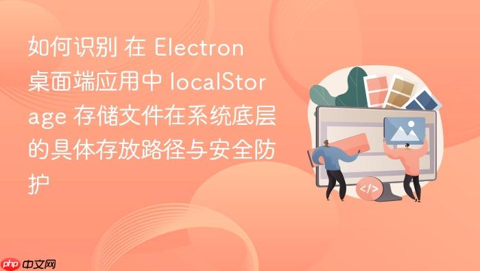 如何识别 在 electron 桌面端应用中 localstorage 存储文件在系统底层的具体存放路径与安全防护
