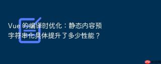 vue 的编译时优化：静态内容预字符串化具体提升了多少性能？