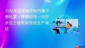 jvm高级架构中如何基于吞吐量、停顿时间、内存水位三维矩阵完成生产调优