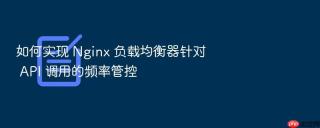 如何实现 Nginx 负载均衡器针对 API 调用的频率管控
