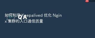 如何利用 Keepalived 优化 Nginx 集群的入口通信质量