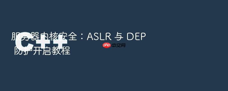 服务器内核安全:aslr 与 dep 防护开启教程