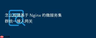 怎么构建基于 Nginx 的微服务集群统一接入网关