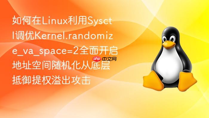 如何在linux利用sysctl调优kernel.randomize_va_space=2全面开启地址空间随机化从底层抵御提权溢出攻击