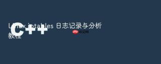 Linux iptables 日志记录与分析教程