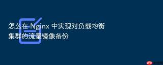 怎么在 nginx 中实现对负载均衡集群的流量镜像备份