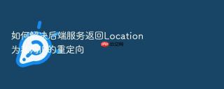 如何解决后端服务返回Location为私网IP的重定向