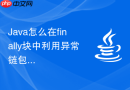 Java怎么在finally块中利用异常链包装可能发生的二次崩溃