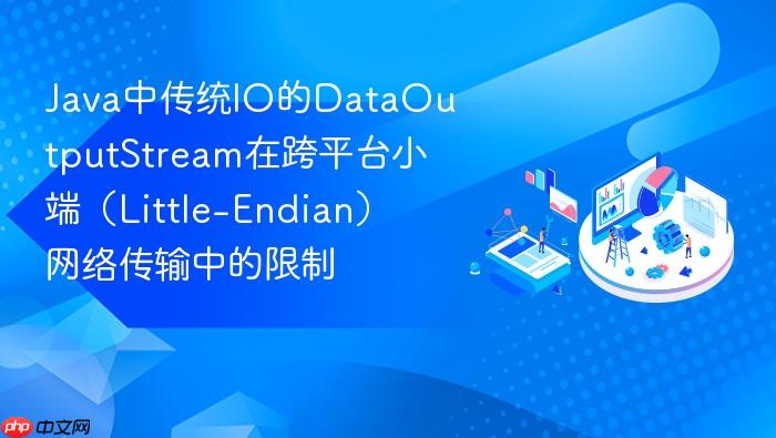 java中传统io的dataoutputstream在跨平台小端(little-endian)网络传输中的限制