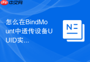 怎么在BindMount中透传设备UUID实现容器对磁盘精准控制