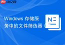 Windows 存储服务中的文件筛选器（File Screening）设置