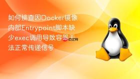 如何排查因docker镜像内部entrypoint脚本缺少exec调用导致容器无法正常传递信号