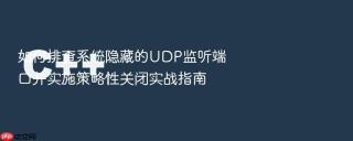 如何排查系统隐藏的UDP监听端口并实施策略性关闭实战指南