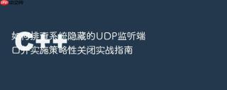 如何排查系统隐藏的udp监听端口并实施策略性关闭实战指南