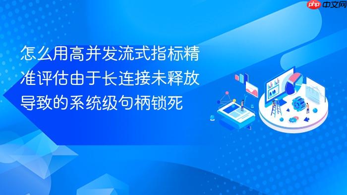 怎么用高并发流式指标精准评估由于长连接未释放导致的系统级句柄锁死