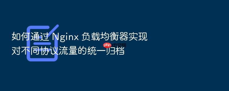 如何通过 nginx 负载均衡器实现对不同协议流量的统一归档