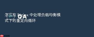 怎么在 Nginx 中处理负载均衡模式下的重定向循环