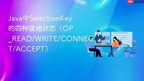 Java中SelectionKey的四种就绪状态（OP_READ/WRITE/CONNECT/ACCEPT）