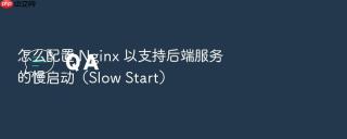 怎么配置 nginx 以支持后端服务的慢启动（slow start）