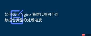 如何优化 nginx 集群代理对不同数据包类型的处理速度