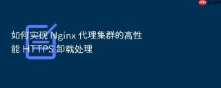 如何实现 nginx 代理集群的高性能 https 卸载处理