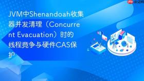 jvm中shenandoah收集器并发清理（concurrent evacuation）时的线程竞争与硬件cas保护