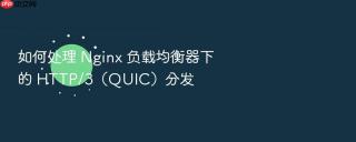 如何处理 nginx 负载均衡器下的 http/3(quic)分发