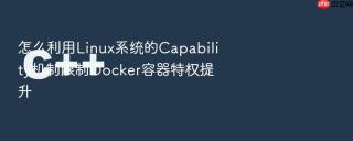 怎么利用Linux系统的Capability机制限制Docker容器特权提升